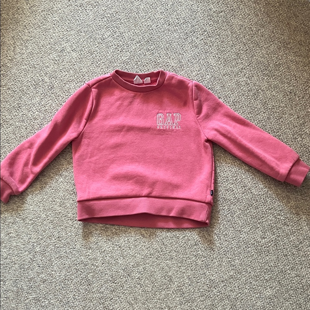 GAP Kids Pink Crewneck Sweatshirt